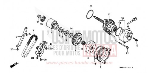 GENERATRICE (CBR1000FK) CBR1000FK de 1989